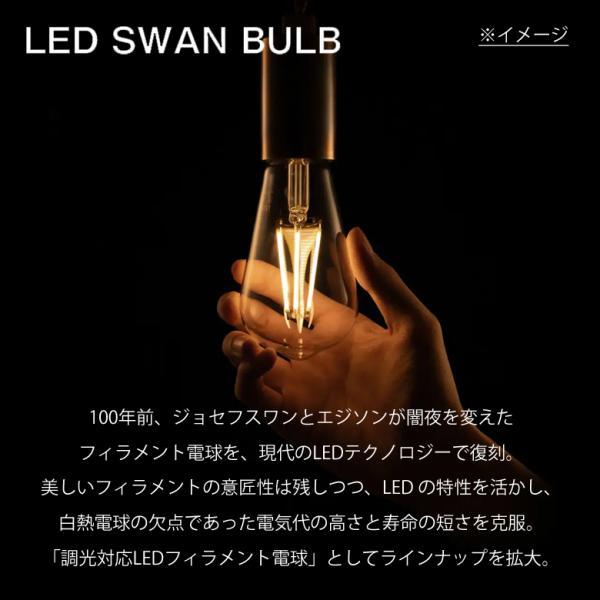 スワン電器 SWAN LED電球 フィラメント電球 60W相当 | SWB-LDG6L-G95