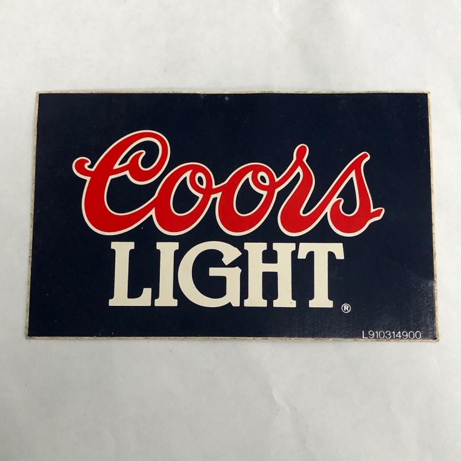 現品 Coors LIGHT ステッカー B1212ミニマルヤマ 通販 Yahoo!ショッピング