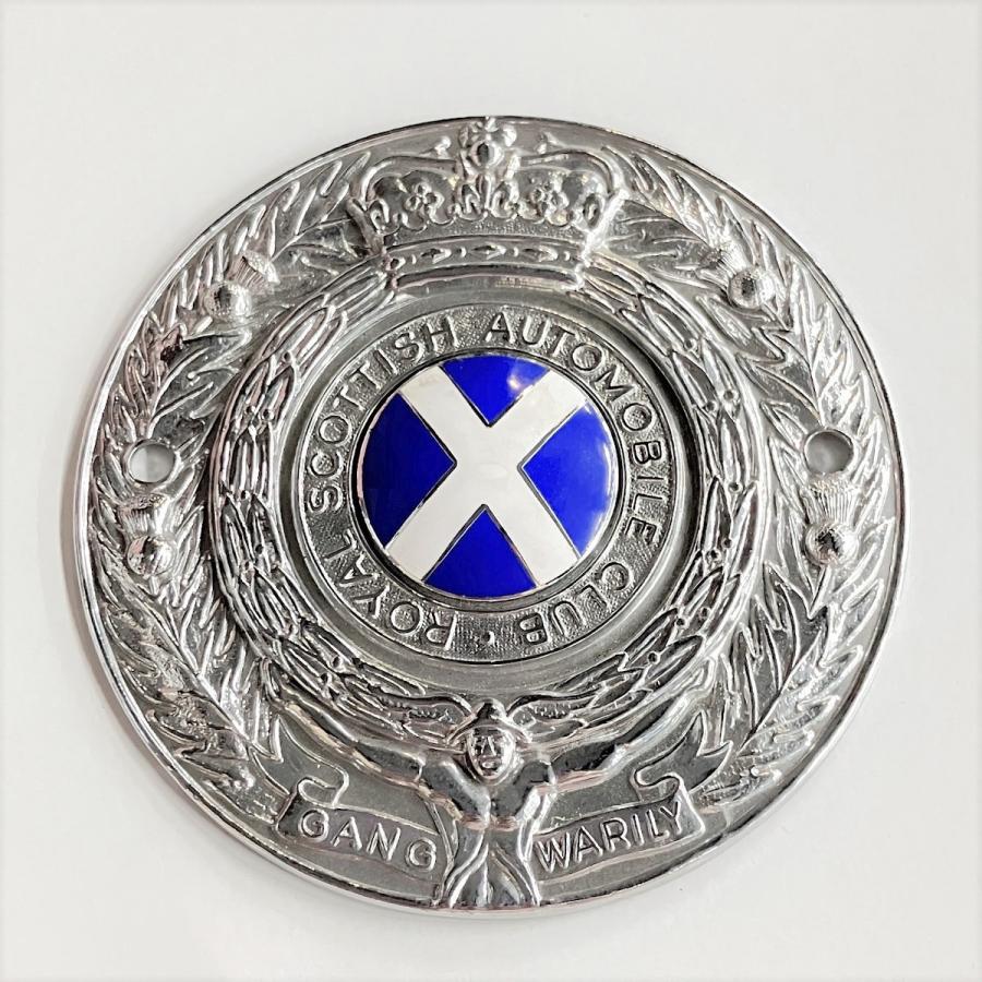 現品 ROYAL SCOTTISH AUTOMOBILE CLUB エンブレム : ミニマルヤマ
