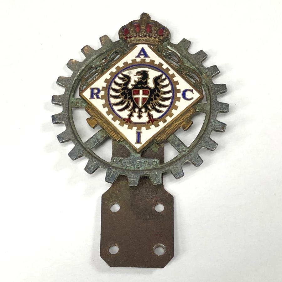 現品 ROYAL AUTOMOBILE CLUB OF ITALY エンブレム : ミニマルヤマ
