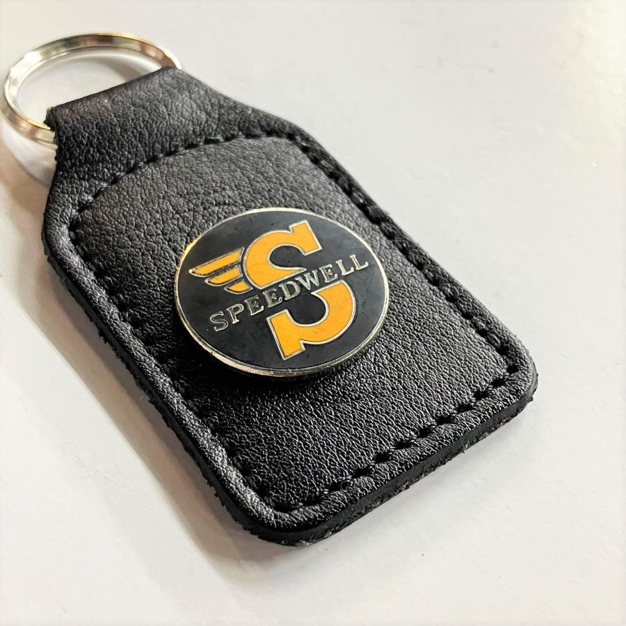 スピードウェルレザーキーホルダー : ミニマルヤマ - 通販