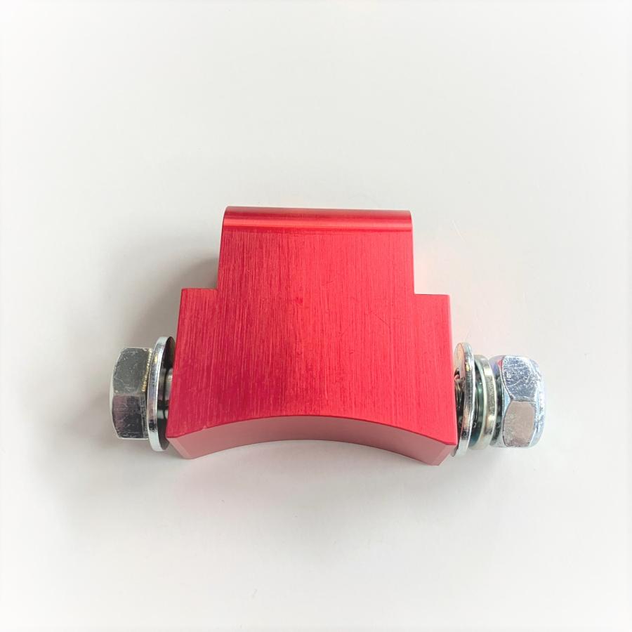 アルミステアリングアジャスター97年以降用・レッド : ミニ