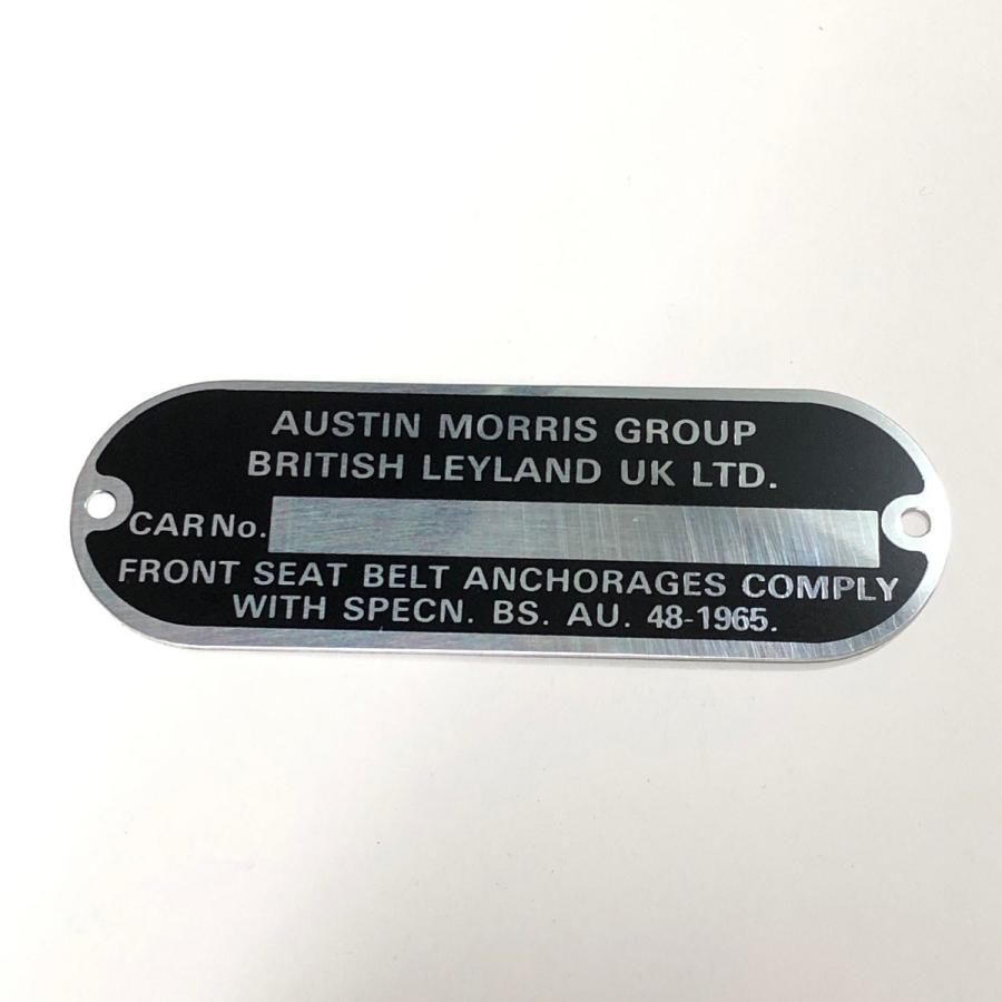 ローバー AUSTIN MORRIS GROUP ロッカーカバープレート : ミニ