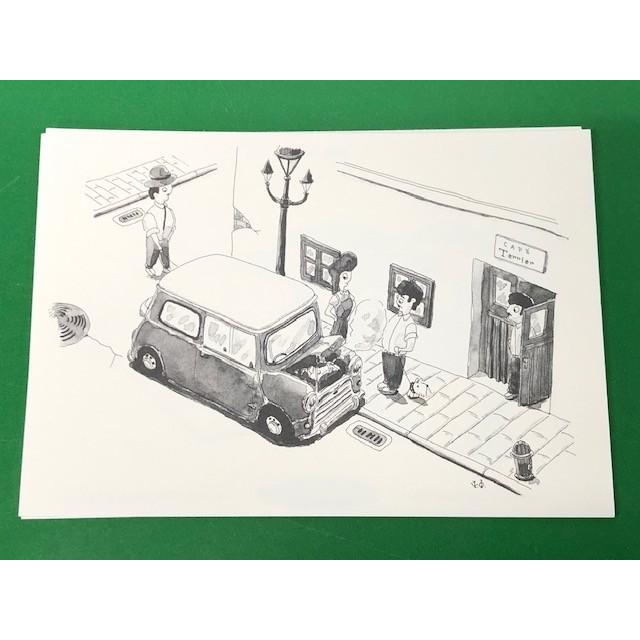 クラシックミニ イラストポストカードセット : ミニマルヤマ