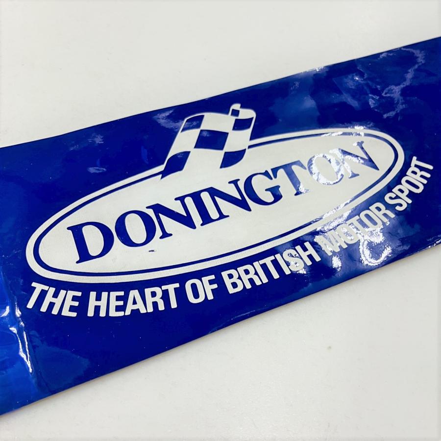 現品 DONINGTON RACING ウインドウ ステッカー（ビニールデカール粘着
