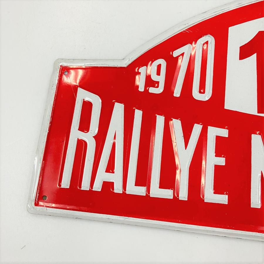 現品 オリジナル RALLY MONTE CARLO プレート : ミニマルヤマ