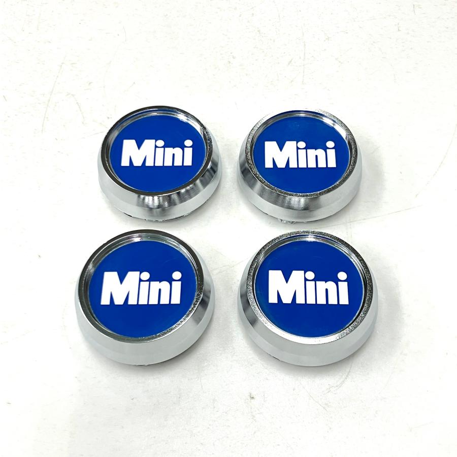 ミニマルヤマ ホイール用メッキセンターキャップ(MINI/ブルー) : ミニ