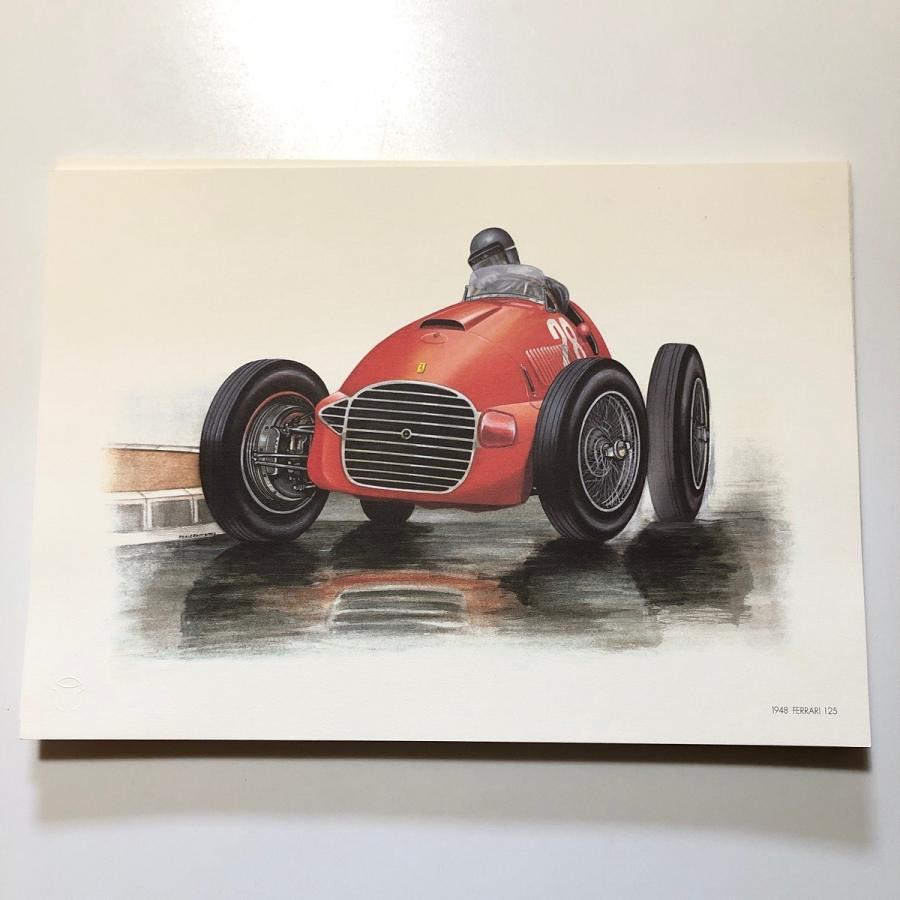 激レア 洋書 フェラーリ モモデザイン 40周年記念 歴代 イラスト集 絵画 Ferrari 現品 FERRARI 1948-1987 40 YEARS OF FORMULA1/MOMO