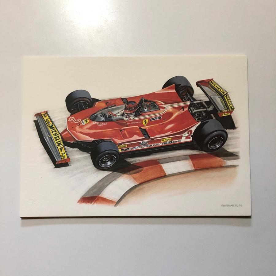 激レア 洋書 フェラーリ モモデザイン 40周年記念 歴代 イラスト集 絵画 Ferrari 現品 FERRARI 1948-1987 40 YEARS OF FORMULA1/MOMO