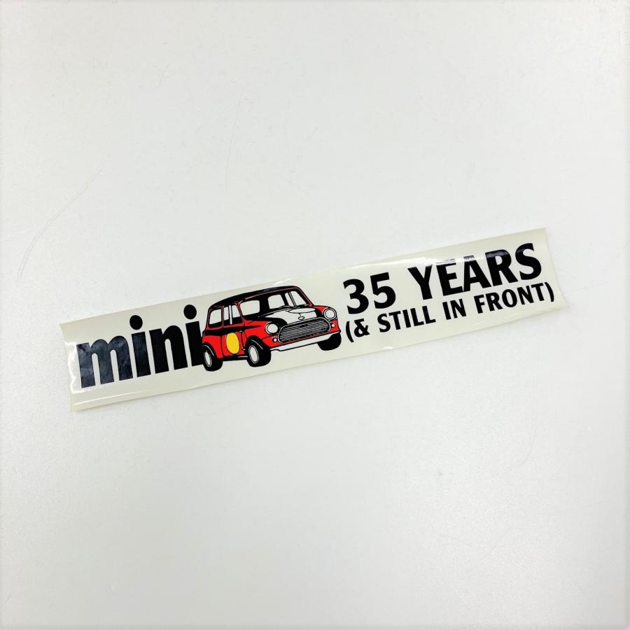 ローバー MINI 35years ステッカー（ビニールデカール粘着剤なし