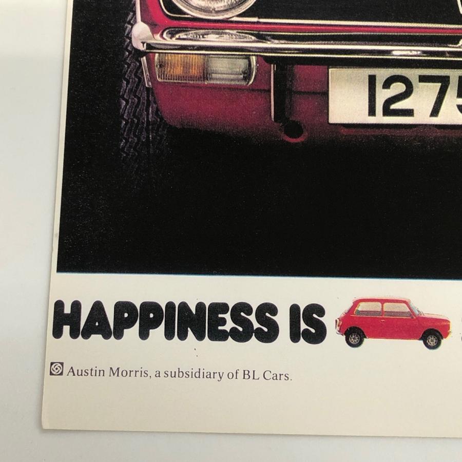 現品 YOU DON'T NEED A BIG ONE TO BE HAPPY MINI 1275GT ポスター