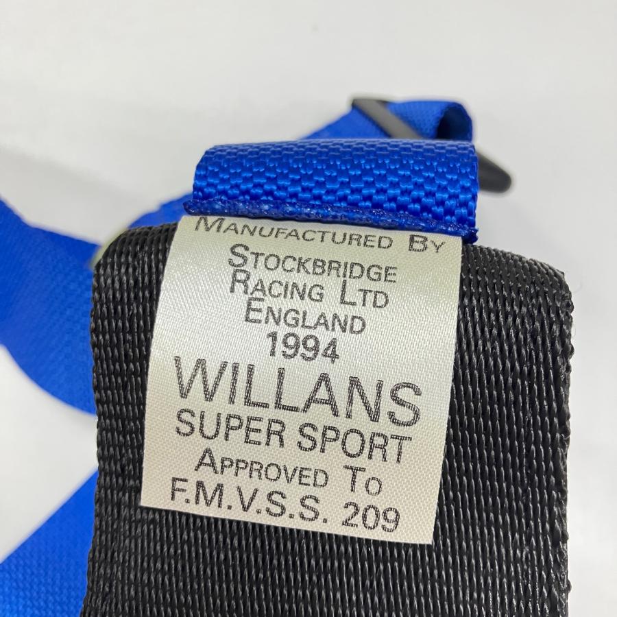 現品 WILLANS スーパースポーツ 4×3 シートベルト : ミニマルヤマ