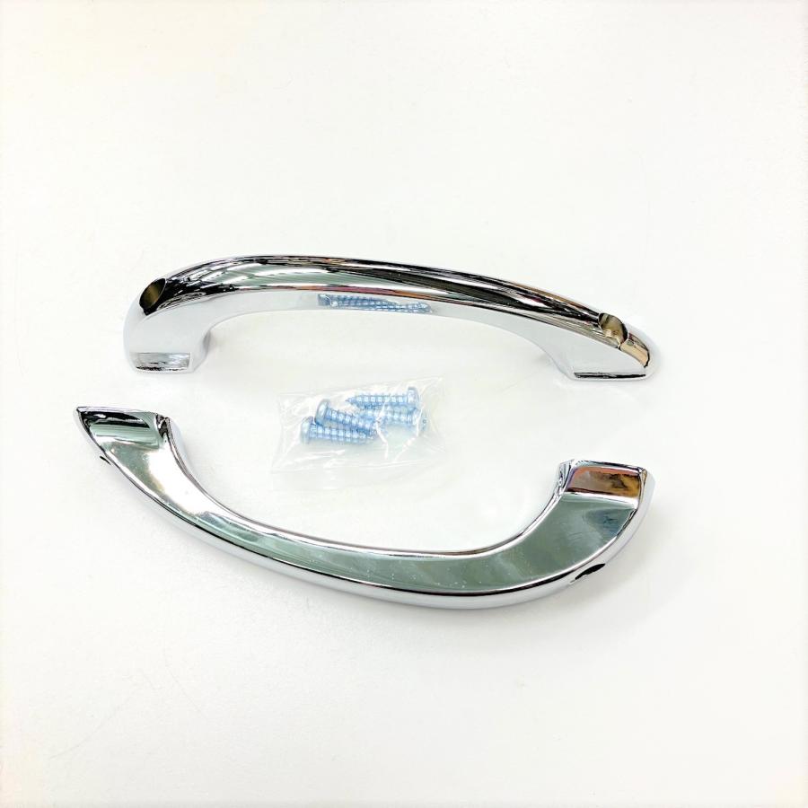 クロームメッキ ドアプルハンドルセット : ミニマルヤマ - 通販