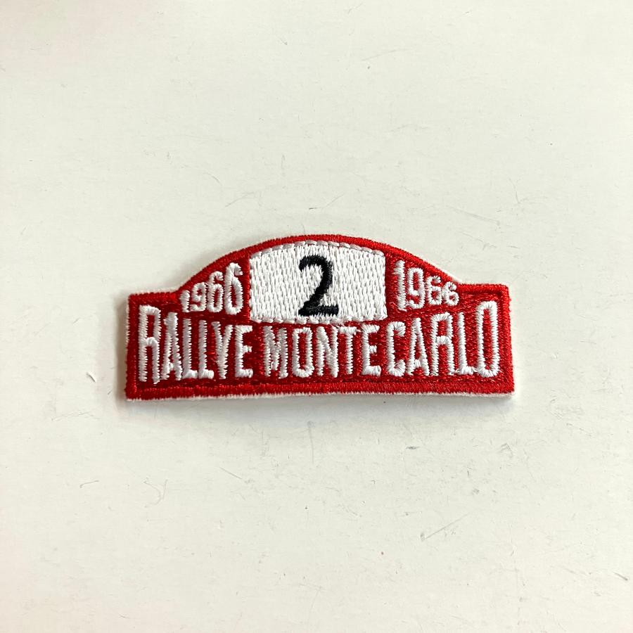 モンテカルロラリープレート型ワッペン・中 : ミニマルヤマ - 通販