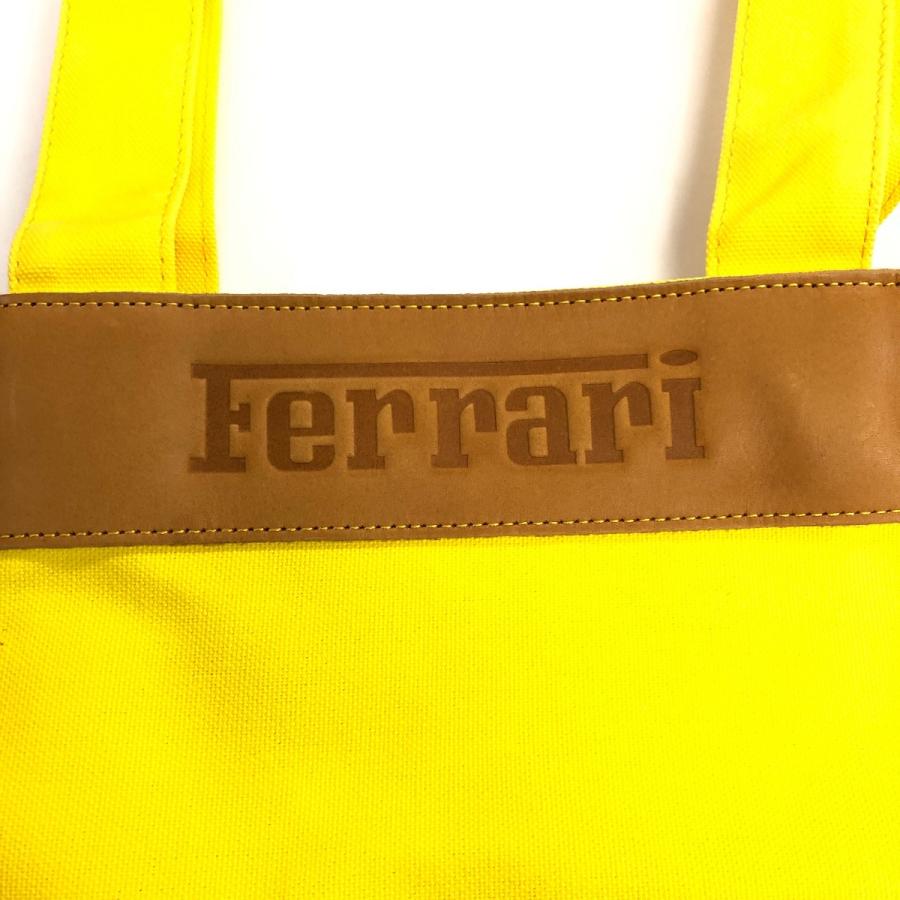 フェラーリロゴ入りバッグ Ferrari（フェラーリ） バッグ ロゴ ハンドバッグ かばん チャック SF