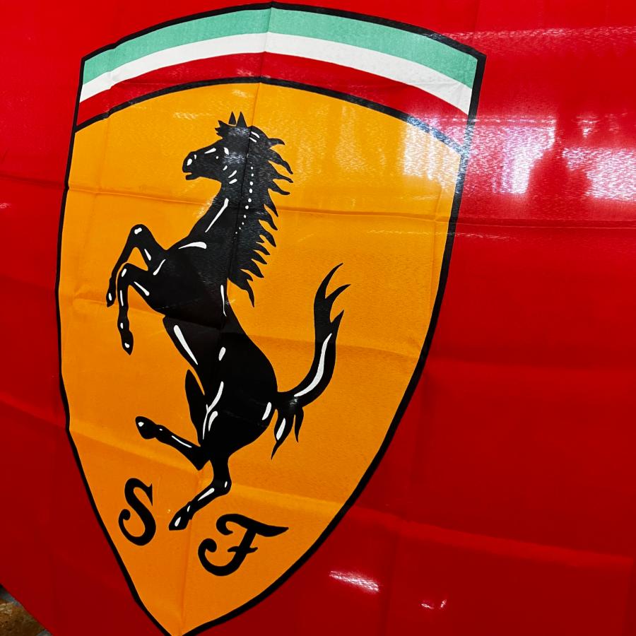 Ferrari（フェラーリ） ガレージフラッグ : ミニマルヤマ - 通販