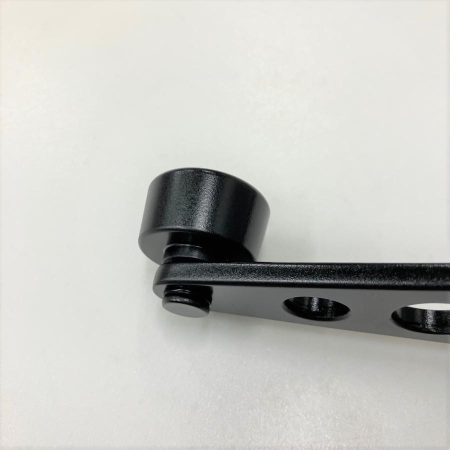 アルミブラックドアレギュレターハンドルセット : ミニマルヤマ