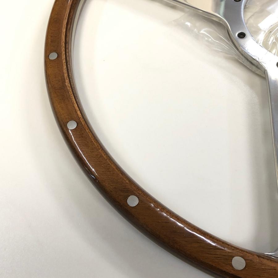 お取り寄せ品 モトリタMK3ウッドステアリング・15インチ フラット