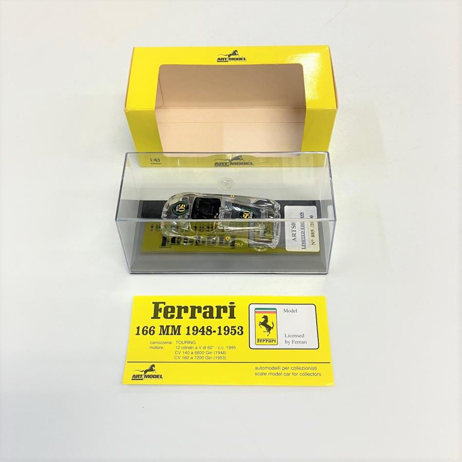 Ferrari（フェラーリ） 新品 現品 ART MODEL 1/43 Ferrari 166MM 1948