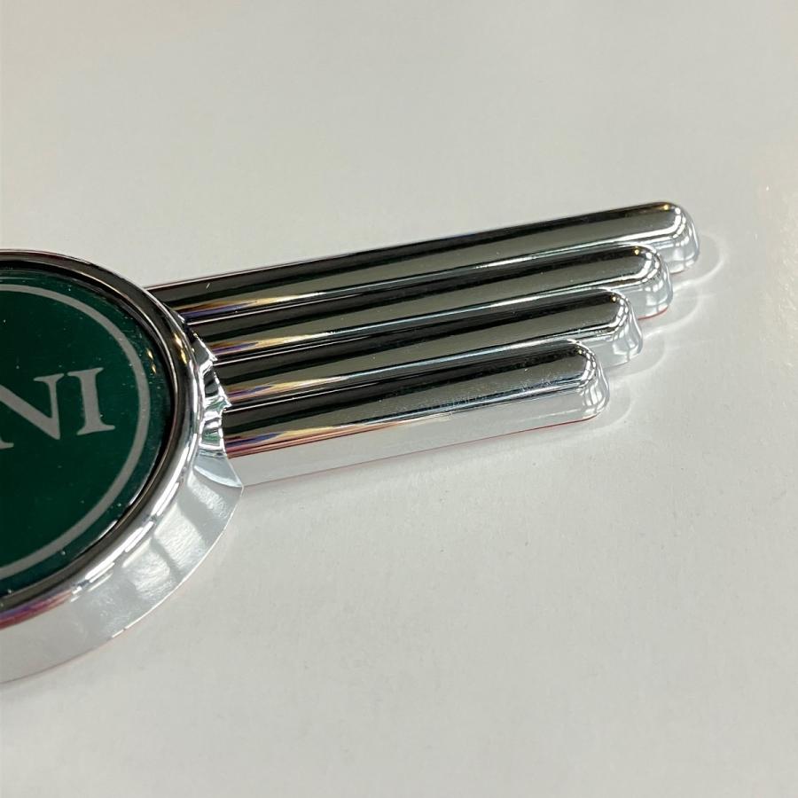 ローバー ウイングタイプ・フロントエンブレム（Mini/緑） : ミニ