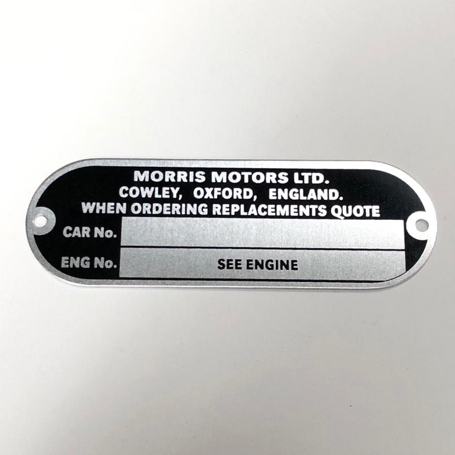 ローバー MORRIS MOTORS ロッカーカバープレート : ミニマルヤマ