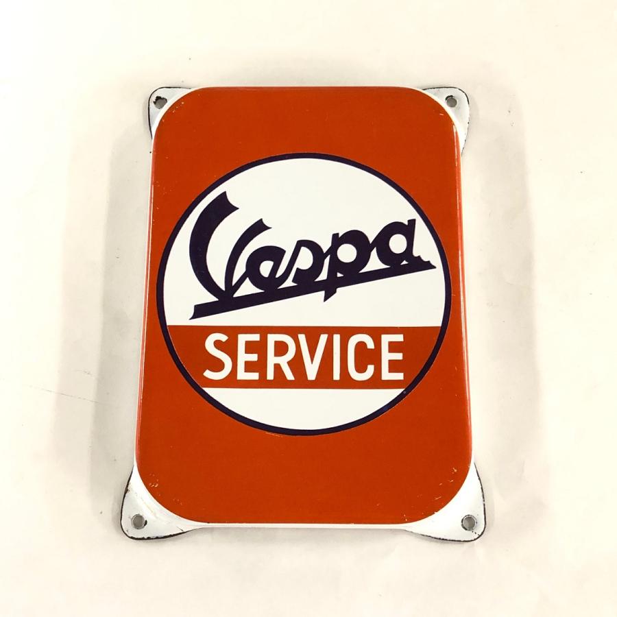 現品 Vespa SERVICE 看板インテリア : ミニマルヤマ - 通販 - Yahoo