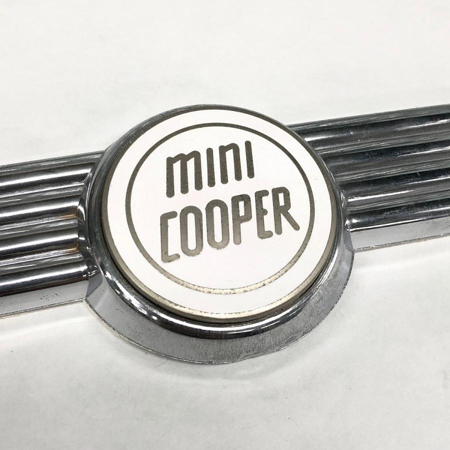 NOS品　JOHN COOPER エンブレム　クラシックミニ　ローバーミニ ローバー ウイングタイプ・フロントエンブレム七宝メダル（ミニ