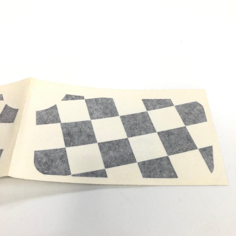 ローバー 純正ドアミラー用デカール（チェッカーフラッグ