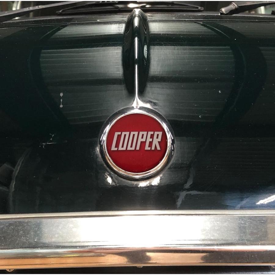 ローバー 丸型フロントエンブレム(COOPERレッド) : ミニマルヤマ