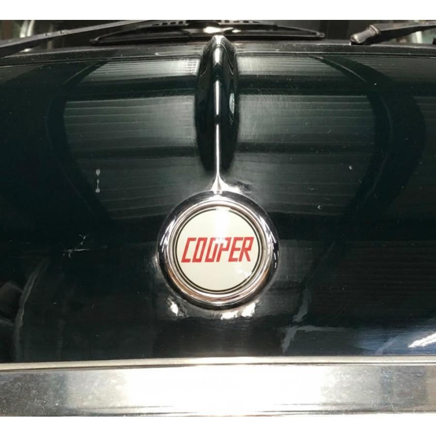 クーパー様確認用 ローバー 丸型フロントエンブレム(COOPERホワイト) : ミニマルヤマ