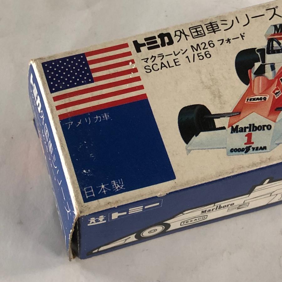 トミカ 現品 トミカ 青箱 マクラーレン M26 フォード 1/56 ミニカー