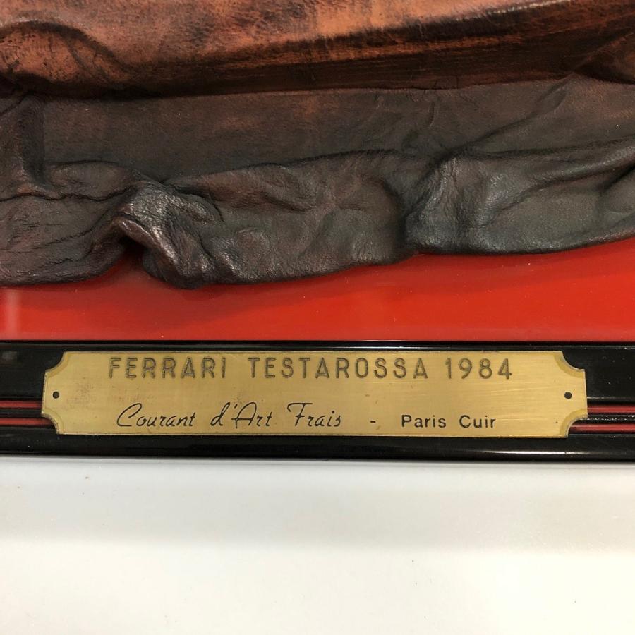 現品　Ferrari　Testarossa　1984　レザーアート作品オブジェ｜minimaruyama｜02
