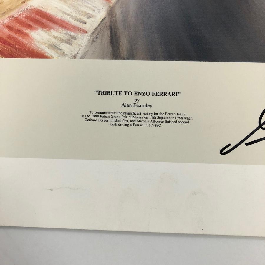 Ferrari（フェラーリ） 現品 TRIBUTE TO ENZO FERRARI ポスター : ミニ