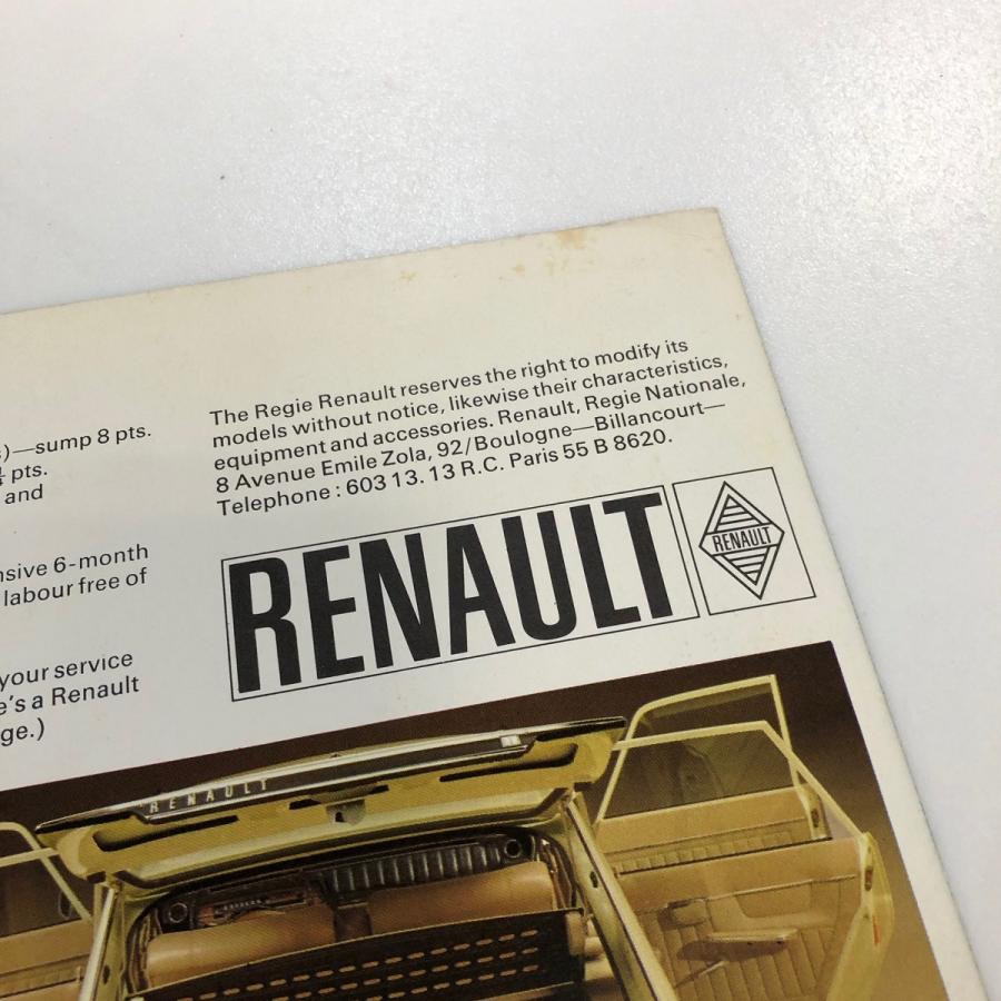 現品 Renault 16 カタログ : ミニマルヤマ - 通販 - Yahoo!ショッピング