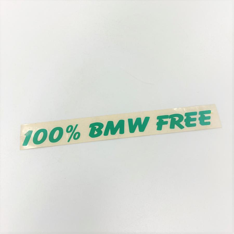 BMW 現品 100% BMW FREE 切り文字ステッカー : ミニマルヤマ - 通販