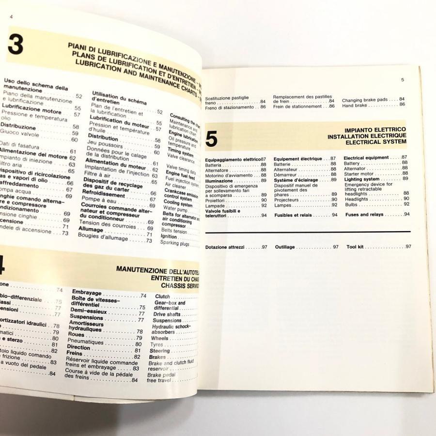 Ferrari 現品 Ferrari テスタロッサ オーナーズマニュアル