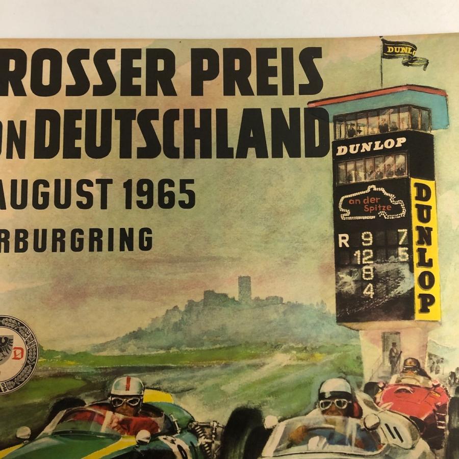 現品 GROSSER PREIS NURBURGRING 1965 ポスター : ミニマルヤマ - 通販