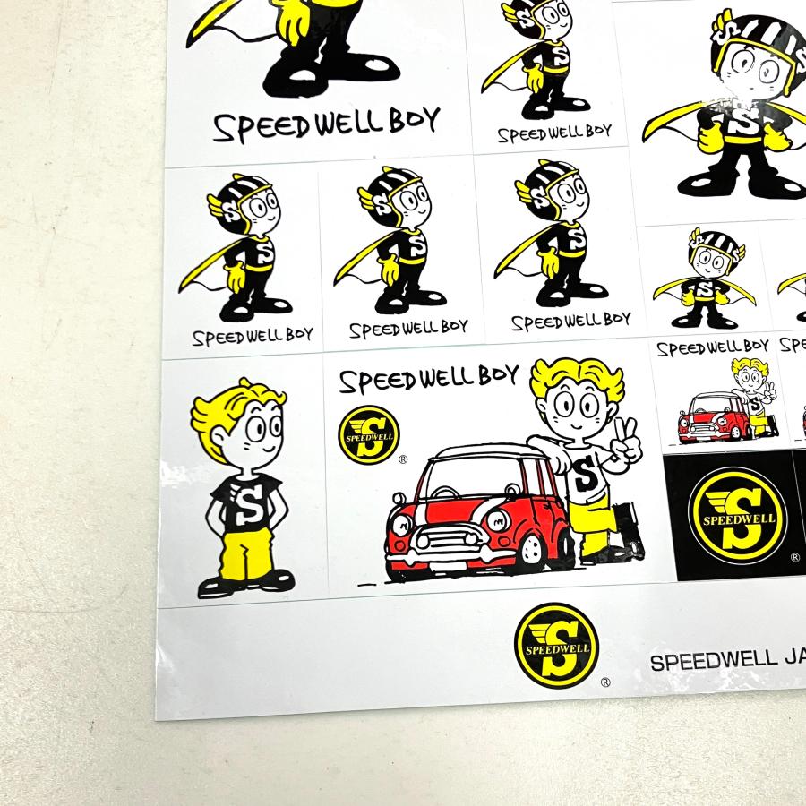 お取り寄せ品 スピードウェルボーイ ステッカー : ミニマルヤマ - 通販