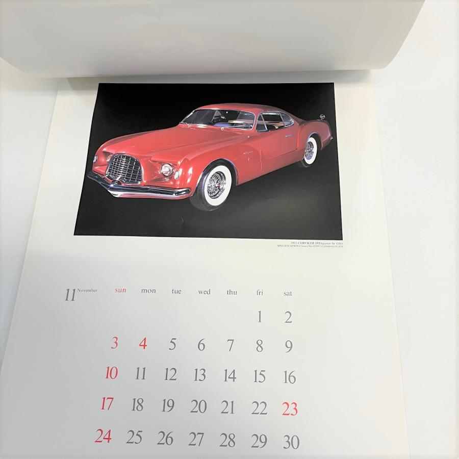 ミニカレンダー1991年 現品 1991〜1992 クラシックカー カレンダー