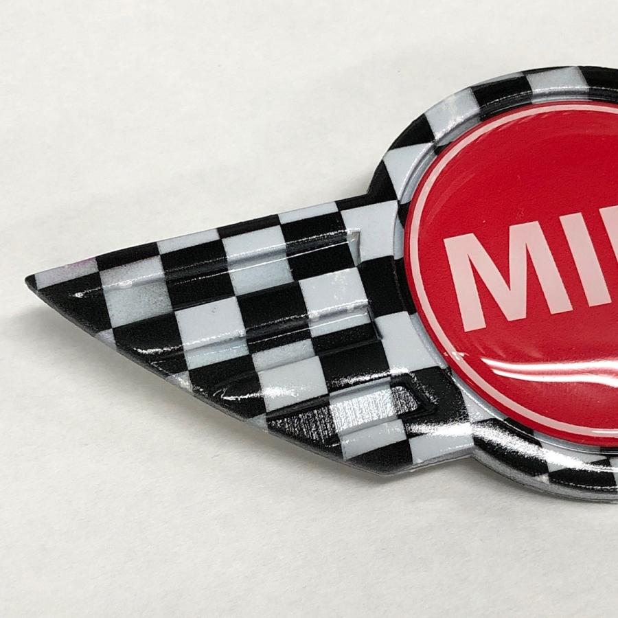MINI（ミニ） BMW MINI用 ウイングタイプ・フロントエンブレム : ミニ