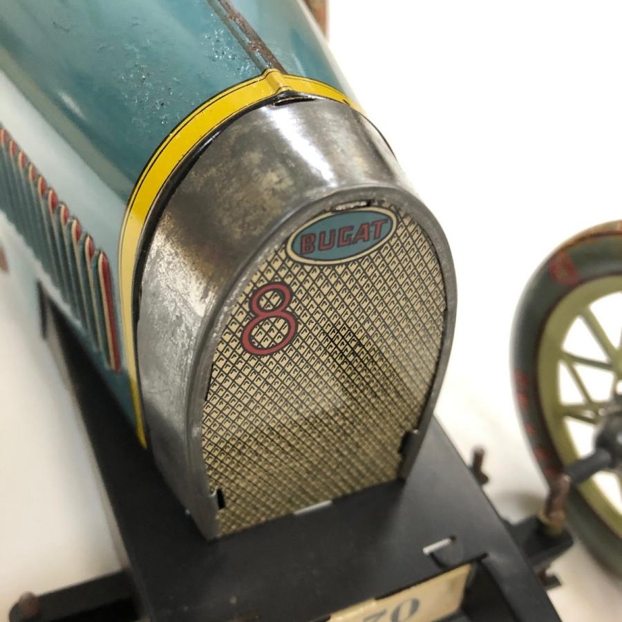 現品 PAYA S.C.V.L BUGATTI ブリキ レトロカー インテリア : ミニ