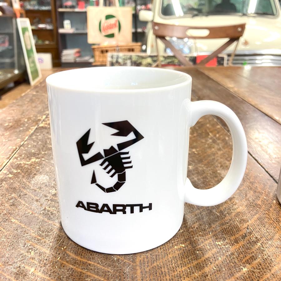 現品　ABARTH　マグカップ　ホワイト｜minimaruyama｜04