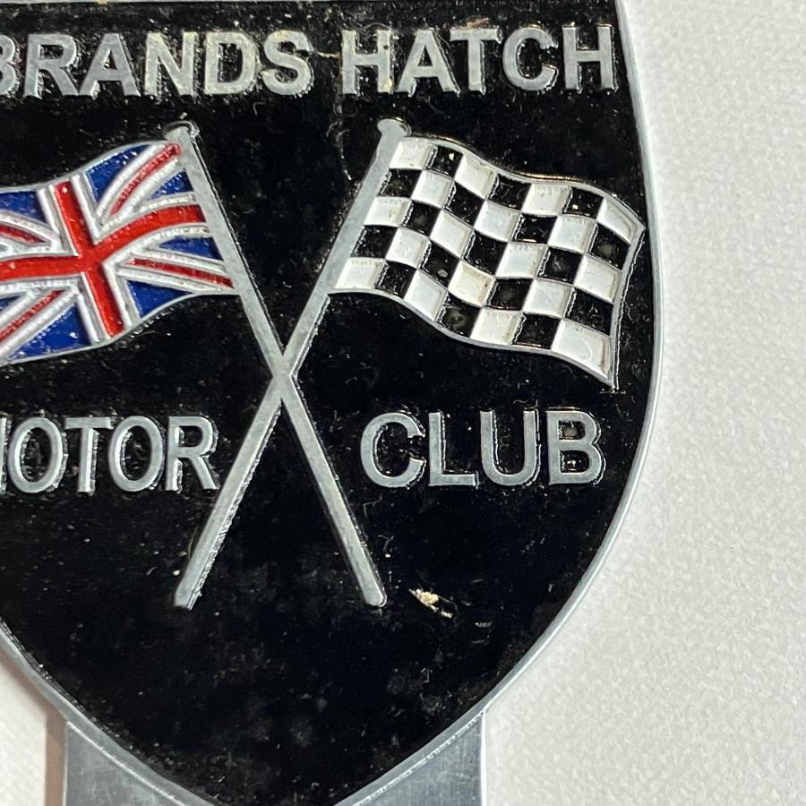現品 BRANDS HATCH MOTOR CLUB カーエンブレム : ミニマルヤマ - 通販
