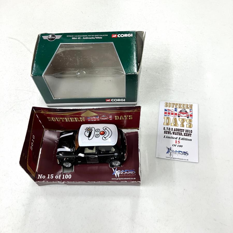 CORGI 1/36 Mini 40 Anthracite/White ミニカー : ミニマルヤマ - 通販