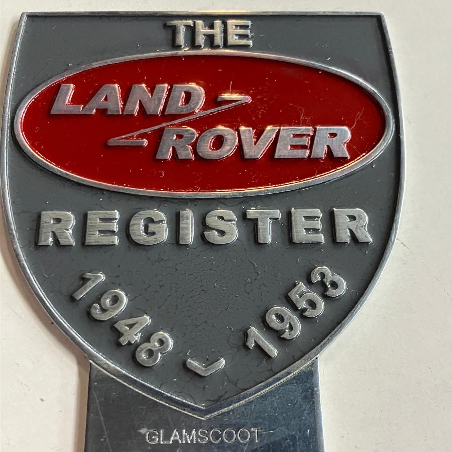 ランドローバー（LAND ROVER） 現品 CLASSIC LAND ROVER REGISTER 1948