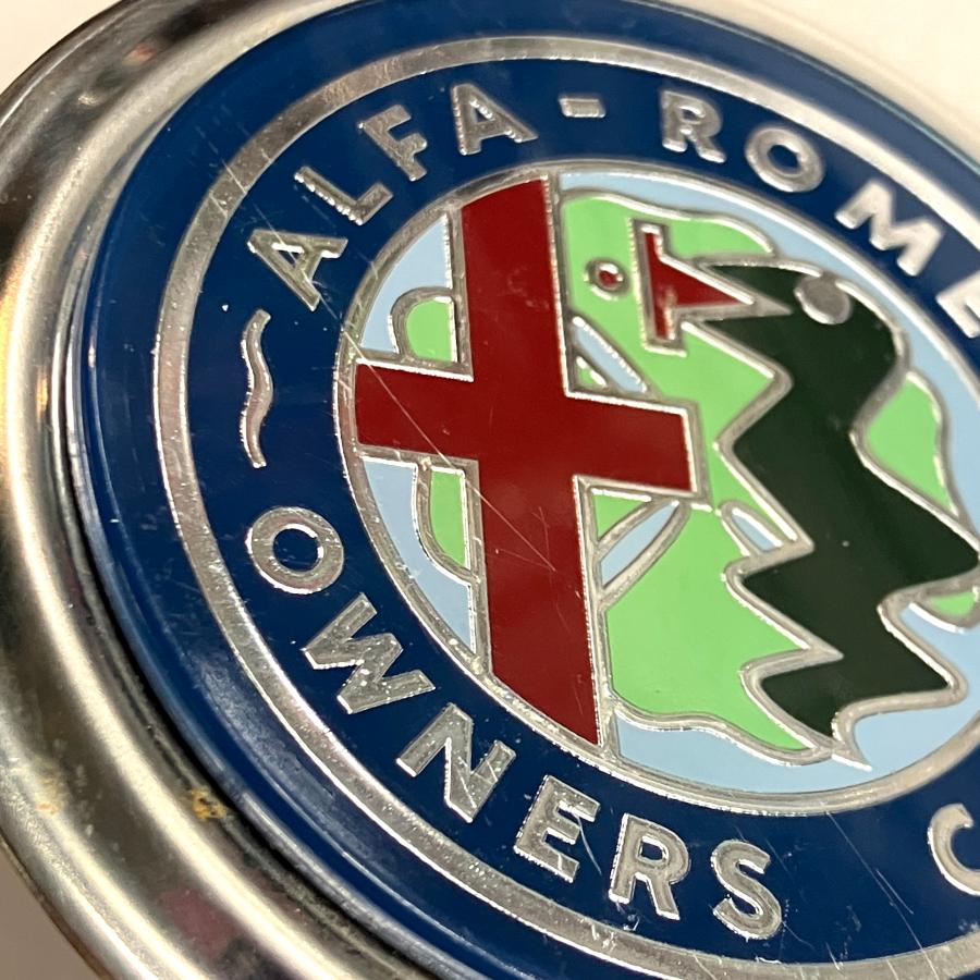 アルファロメオ - 現品 ALFA ROMEO OWNERS CLUB 食べ物屋胸章