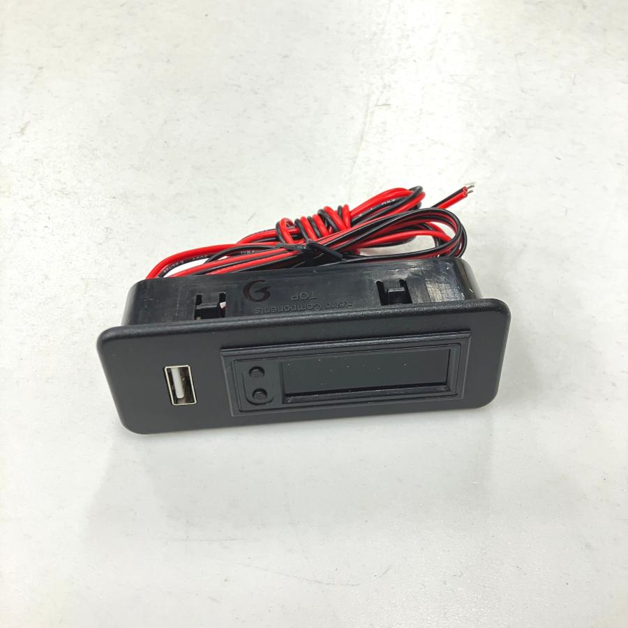 クラシックミニ 灰皿カスタム デジタル時計 & USB : ミニマルヤマ