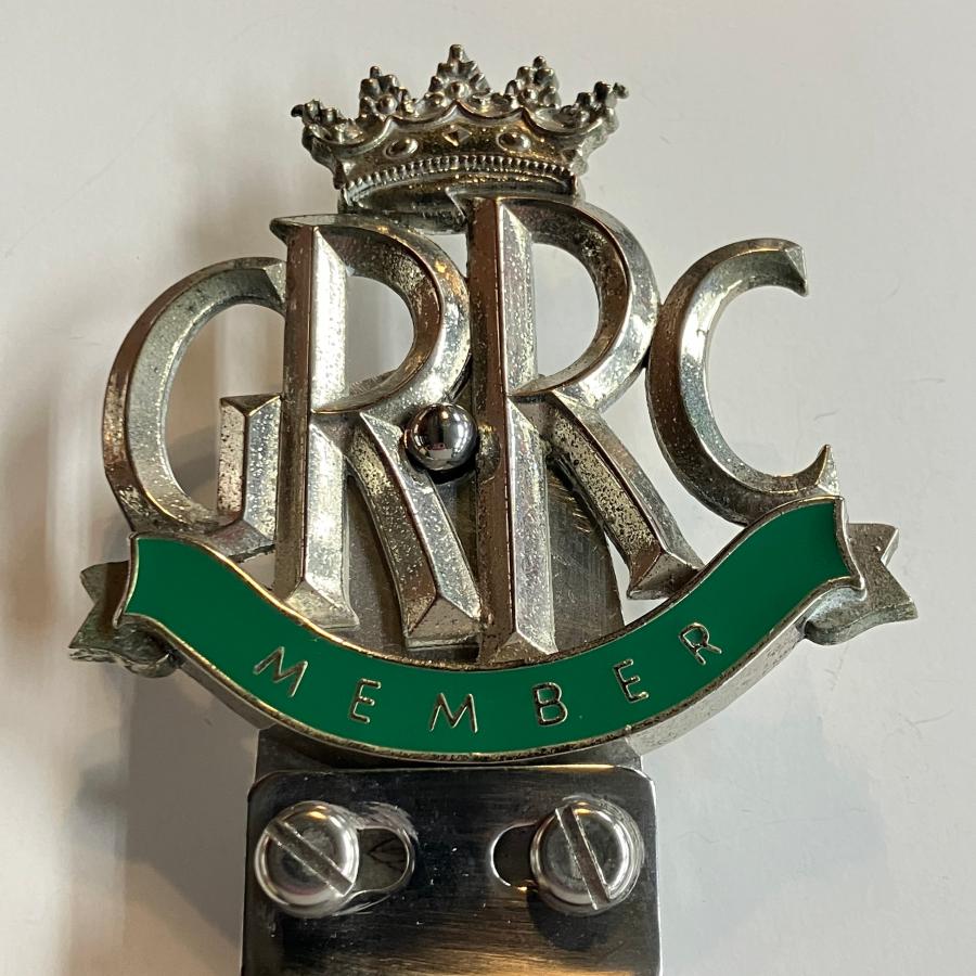 現品 Goodwood Road Racing Club MEMBER カーエンブレム : ミニ