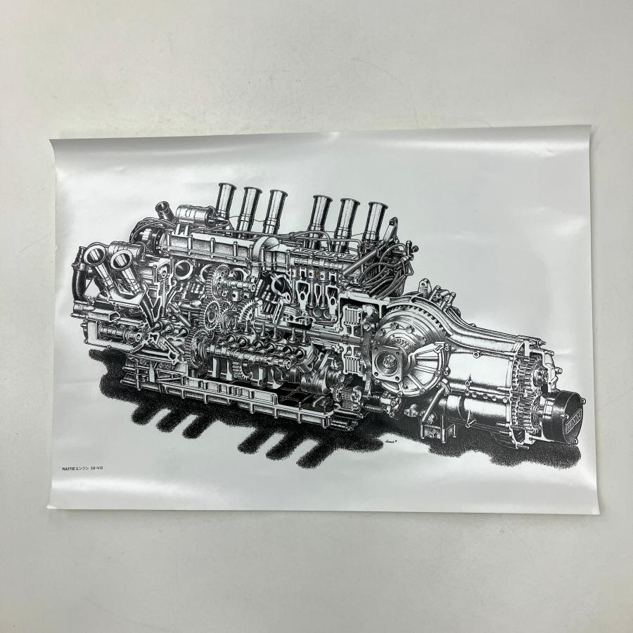 ホンダ（HONDA） 現品 HONDA F1 エンジン ポスター3枚セット : ミニ