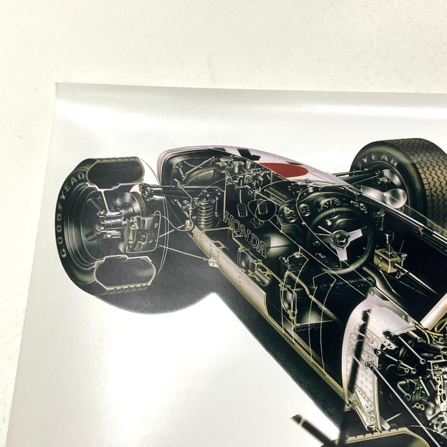 ホンダ（HONDA） 現品 HONDA F1 エンジン ポスター3枚セット : ミニ